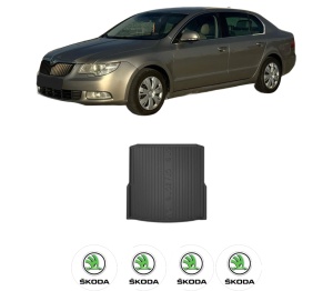 Tavita Portbagaj SKODA SUPERB II Estate (3T5) din 2009-2015, Protectie Portbagaj Auto SKODA - Img 2
