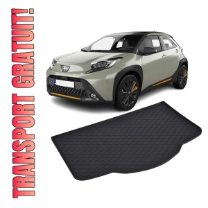Tavita Portbagaj TOYOTA Aygo X 2022-prezent, protectie portbagaj, din cauciuc 100%, pentru autoturismul TOYOTA Aygo X