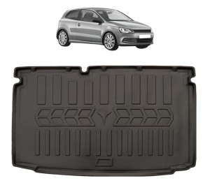 Tavita Portbagaj VOLKSWAGEN POLO V HATCHBACK CU PODEA JOASA din 2009-2017, Protectie Portbagaj Auto - Img 2