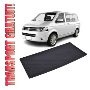 Tavita Portbagaj Volkswagen T5 2003-2015, protectie portbagaj, din cauciuc 100%, pentru autoturismul Volkswagen T5 L1