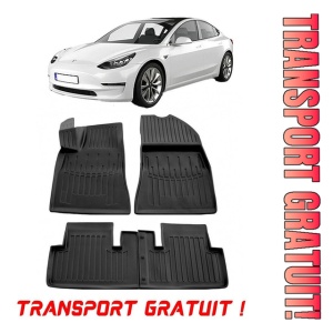 TeSLa Model 3 (2017-2025) Set covorase auto cauciuc G.Modern Line 3D transport gratuit