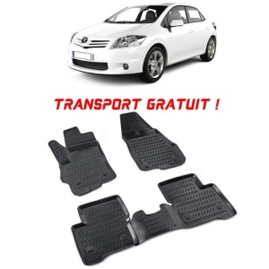 Toyota Auris I 2006-2012 Set 4 covorase auto din cauciuc tip tavita premium line 3D - Transport Gratuit! accesorii pentru autoturismul tau - masina v48231