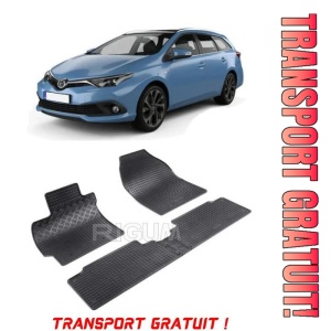 Toyota Auris I, Hatchback, fabricat din 01.2007 - 12.2012, set covorase auto dedicate, din cauciuc 100% Premium - Transport Gratuit