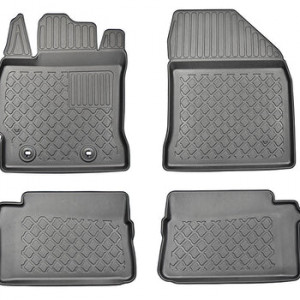 Toyota Auris II, Hatchback, Din 01.2013 - 12.2018 , Set Covorase Auto Tip Tavita Premium 3D, din cauciuc accesorii pentru autoturismul tau - masina v174491