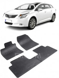 Toyota Avensis III, Combi, fabricat din 01.2009 - 08.2018, set covorase auto dedicate, din cauciuc 100% Premium accesorii pentru autoturismul tau - masina v157864