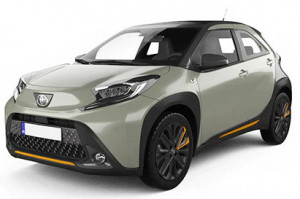 Toyota Aygo X fabricat din 04.2022 - Prezent, Suv, set covorase auto dedicate, din cauciuc 100% Premium accesorii pentru autoturismul tau - masina v151506