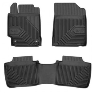 Toyota Camry Din 2011 - 03.2019, Sedan , Set Covorase Auto Tip Tavita Premium 3D, din cauciuc accesorii pentru autoturismul tau - masina v163893