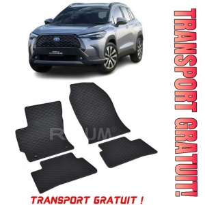 Toyota Corolla Cross Hybrid fabricat din 11.2022 - Prezent, Suv, set covorase auto dedicate, din cauciuc 100% Premium - Transport Gratuit