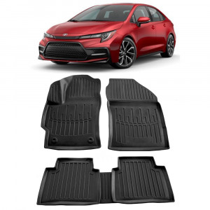 Toyota Corolla (E210) (2018-) Set covorase auto cauciuc G.Modern Line 3D accesorii pentru autoturismul tau - masina v243817