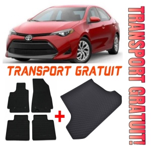 Toyota Corolla XI Sedan din 08.2013 - 06.2018, Set Covorase + tavita portbagaj auto E160/E170/E180 *3