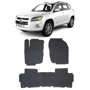 Toyota Rav 4 (2006-2012) Set 3 covorase auto cauciuc Exclusive Line