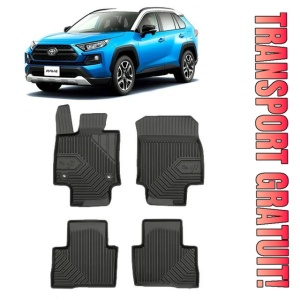 Toyota Rav4 V Din 01.2019 - Prezent, Suv, Cutie Manuala , Set Covorase Auto Tip Tavita Premium 3D, din cauciuc