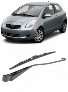 Toyota Yaris Brat stergator pentru luneta spate cu lamela 330 mm, compatibil cu Toyota Yaris Hatchback fabricat intre 1999-2005, calitate extra accesorii pentru autoturismul tau - masina v91562