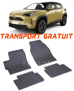 Toyota Yaris Cross Hybrid fabricat din 09.2021 - Prezent, Suv, set covorase auto dedicate, din cauciuc 100% Premium accesorii pentru autoturismul tau - masina v150369