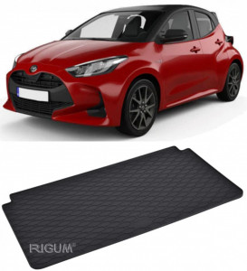 Toyota Yaris Tavita pentru portbagaj din cauciuc, compatibila Toyota Yaris II, caroserie hatchback, fabricatie 10.2005 - 2011 accesorii pentru autoturismul tau - masina v113031