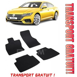 Volkswagen Arteon, Sedan, fabricat din 06.2017 - Prezent, set covorase auto dedicate, din cauciuc 100% Premium - Transport Gratuit