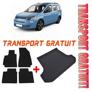 Volkswagen Caddy din 11.2020 - Prezent Van *1 , Set Covorase + tavita portbagaj auto