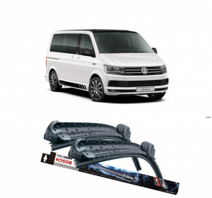 Volkswagen California T5 Camper Set 2 stergatoare parbriz Bosch Aerotwin 600/475mm compatibile cu Volkswagen CALIFORNIA T5 Camper (7EC, 7EF, 7EG, 7HF) (2007-2015) (60 cm / 60 cm) accesorii pentru autoturismul tau - masina v114047