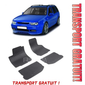 Volkswagen Golf 4, Combi, fabricat din 1998 - 05.2007, set covorase auto dedicate, din cauciuc 100% Premium - Transport Gratuit
