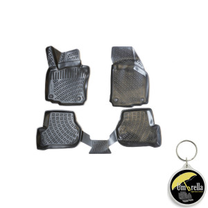 Volkswagen Golf 5 2003-2009 Set 4 covorase auto din cauciuc tip tavita premium line 3D accesorii pentru autoturismul tau - masina v242541