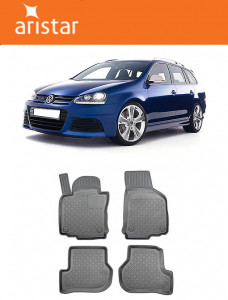Volkswagen Golf 5, Combi, Din 10.2003 - 09.2012 , Set Covorase Auto Tip Tavita Premium 3D, din cauciuc accesorii pentru autoturismul tau - masina v172624