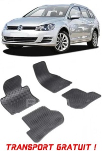Volkswagen Golf 6, Combi, fabricat din 06.2007 - 08.2013, set covorase auto dedicate, din cauciuc 100% Premium - Transport Gratuit accesorii pentru autoturismul tau - masina v37406