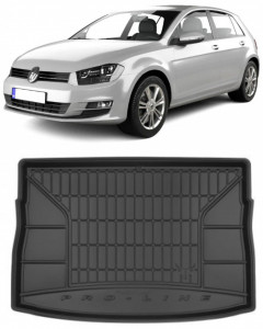 Volkswagen Golf 7 Hatchback din 10.2012 - 12.2019, Tavita Pentru Portbagaj Lux Premium Dedicata, Portbagaj Superior *1 accesorii pentru autoturismul tau - masina v201120