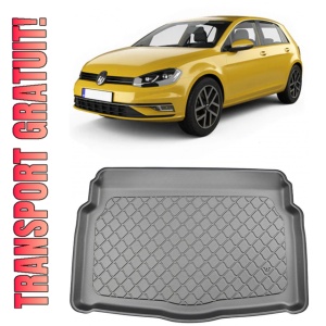 Volkswagen Golf 8 Hatchback din 12.2019 - Prezent, Tavita Pentru Portbagaj Lux Premium Dedicata, Portbagaj Inferior Roata Rezerva Ingusta *1