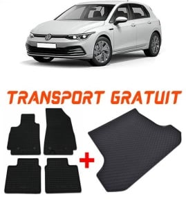 Volkswagen Golf 8 Mhev din 11.2020 - Prezent Hatchback *1 , Set Covorase + tavita portbagaj auto accesorii pentru autoturismul tau - masina v1644