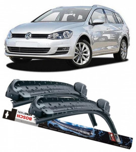 Volkswagen Golf V Variant Set 2 stergatoare parbriz Bosch Aerotwin 600/475mm compatibile cu Volkswagen GOLF V Variant (1K5) (2007-2009) (60 cm / 47.5 cm) accesorii pentru autoturismul tau - masina v114821