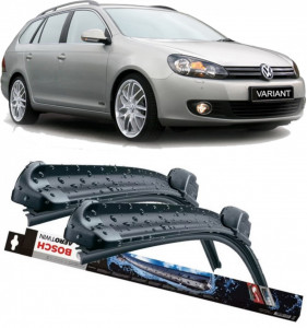 Volkswagen Golf VI Van Set 2 stergatoare parbriz Bosch Aerotwin 600/475mm compatibile cu Volkswagen GOLF VI Van (5K1_) (2008-2012) (60 cm / 47.5 cm) accesorii pentru autoturismul tau - masina v116350
