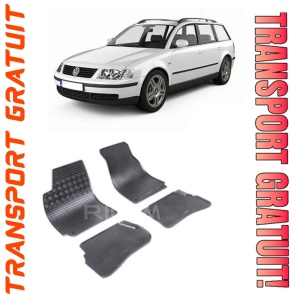 Volkswagen Passat B5, Sedan, fabricat din 10.1996 - 2005, set covorase auto dedicate, din cauciuc 100% Premium