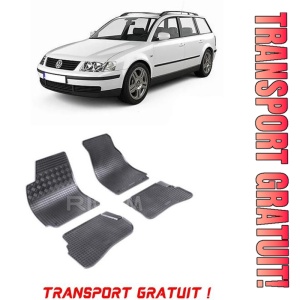 Volkswagen Passat B5, Sedan, fabricat din 10.1996 - 2005, set covorase auto dedicate, din cauciuc 100% Premium - Transport Gratuit