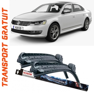 Volkswagen Passat B7 Set 2 stergatoare parbriz Bosch Aerotwin 600/475mm compatibile cu Volkswagen Passat B7 (2010-2015) (60 cm / 47.5 cm) accesorii pentru autoturismul tau - masina v118681