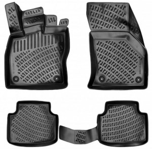 Volkswagen Passat B8 Combi 2015- Set 4 covorase auto din cauciuc tip tavita premium line 3D accesorii pentru autoturismul tau - masina v148196