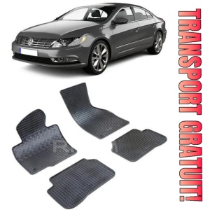 Volkswagen Passat Cc, Coupe, fabricat din 06.2008 - 11.2016, set covorase auto dedicate, din cauciuc 100% Premium
