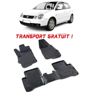 Volkswagen Polo 6Q / 9N / 9N3 IV 2002-2009 Set 4 covorase auto din cauciuc tip tavita premium line 3D - Transport Gratuit! accesorii pentru autoturismul tau - masina v48051