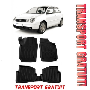 Volkswagen Polo IV (2001-2009) Set covorase auto cauciuc G.Modern Line 3D transport gratuit