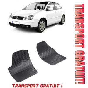 Volkswagen Polo IV, Hatchback, fabricat din 11.2001 - 2009, 2 Locuri, set covorase auto dedicate, din cauciuc 100% Premium - Transport Gratuit