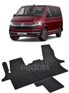 Volkswagen T6 MultIVan fabricat din 2019 - Prezent, Van, set covorase auto dedicate, din cauciuc 100% Premium accesorii pentru autoturismul tau - masina v152216