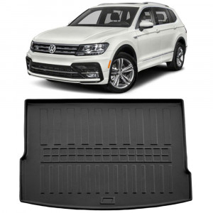 Volkswagen Tiguan II Cu Podea Inalta (2015-prezent) Tavita cauciuc pentru protectie portbagaj accesorii pentru autoturismul tau - masina v225329