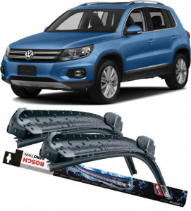 Volkswagen Tiguan Set 2 stergatoare parbriz Bosch Bosch Aerotwin 60 cm/53 cm compatibile cu Volkswagen Tiguan (5N_) din 2007-2018 (60 cm / 53 cm) accesorii pentru autoturismul tau - masina v126766
