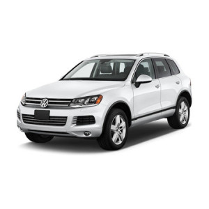 Volkswagen Touareg II, Suv, Din 02.2010 - 03.2018 , Set Covorase Auto Tip Tavita Premium 3D, din cauciuc accesorii pentru autoturismul tau - masina v171941