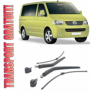 Volkswagen Transporter T5 Brat stergator pentru luneta spate cu lamela 460 mm, compatibil cu Volkswagen Transporter T5 Bus fabricat intre 2003-2015, calitate extra