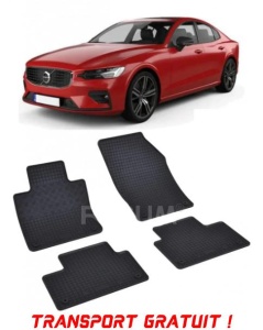 Volvo S60 II, Sedan, fabricat din 06.2010 - 09.2018, set covorase auto dedicate, din cauciuc 100% Premium - Transport Gratuit accesorii pentru autoturismul tau - masina v37128