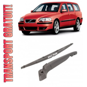 Volvo V 70 II Brat stergator pentru luneta spate cu lamela 390 mm, compatibil cu Volvo V 70 II fabricat intre 1999-2004, calitate extra