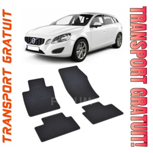 Volvo V60 II fabricat din 07.2018 - Prezent, Combi, set covorase auto dedicate, din cauciuc 100% Premium