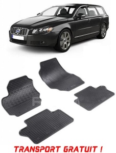 Volvo V70 III, Combi, fabricat din 09.2007 - 2016, set covorase auto dedicate, din cauciuc 100% Premium - Transport Gratuit accesorii pentru autoturismul tau - masina v37101