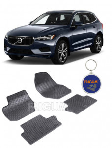Volvo XC60 I, Suv, fabricat din 10.2008 - 06.2017, set covorase auto dedicate, din cauciuc 100% Premium accesorii pentru autoturismul tau - masina v158621