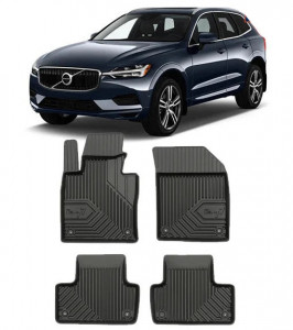 Volvo Xc60 II Din 07.2017 - Prezent, Suv , Set Covorase Auto Tip Tavita Premium 3D, din cauciuc accesorii pentru autoturismul tau - masina v165157